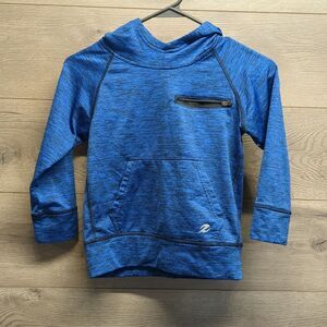 Energy Zone Blue Pull Over Hooded Sweater Boys size 4/5